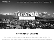 Tablet Screenshot of crowdbooks.com